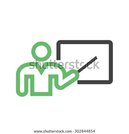 Lecturer, professor, tutor icon vector image. Can also be used for education, academics and science. Suitable for use on web apps, mobile apps, and print media.