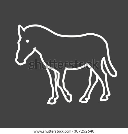 Zebra, animals, wild icon vector image. Can also be used for Animals and Insects. Suitable for mobile apps, web apps and print media.