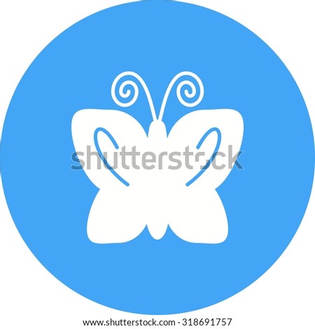 Butterfly, insects,fly icon vector image. Can also be used for Animals and Insects. Suitable for mobile apps, web apps and print media.