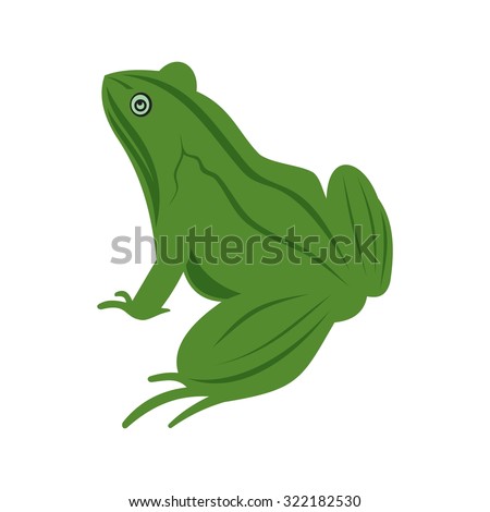 Frogs, animal, green icon vector image. Can also be used for Animals and Insects. Suitable for mobile apps, web apps and print media.