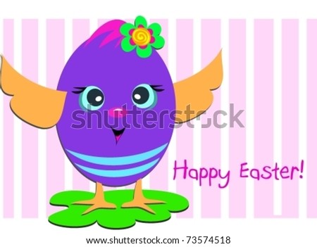 funny happy easter images. stock vector : Happy Easter
