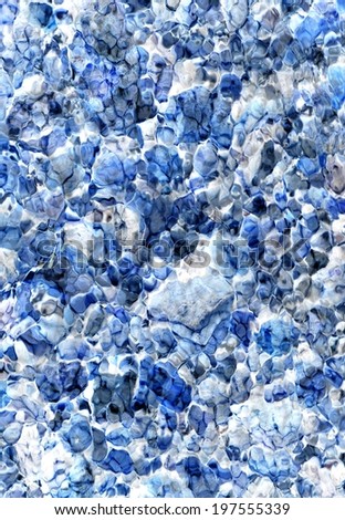 Abstract blue stone texture background