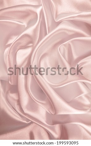 Beautiful soft crumpled pink silk texture