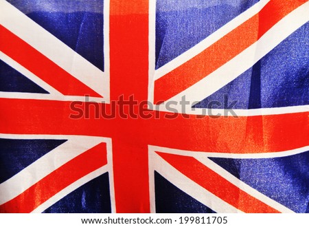 Vintage UK Union Jack flag suitable as background