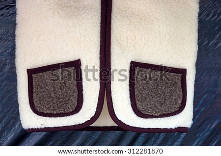pockets woolen vest