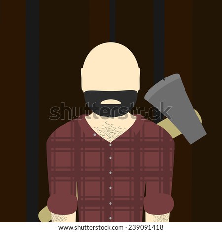 lumberjack with an ax