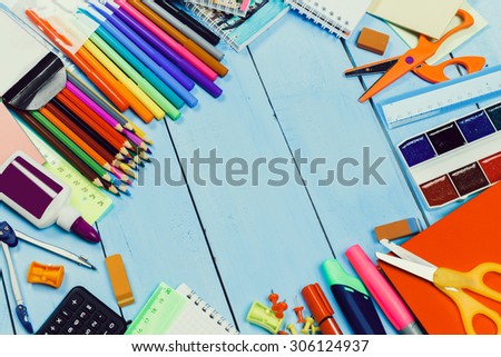 Preparations for the new academic year, stationery
