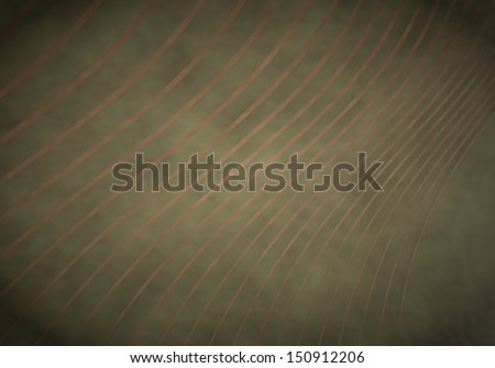 Dark khaki  waved 70s 3d graphic with stylish waved background  with vintage waves