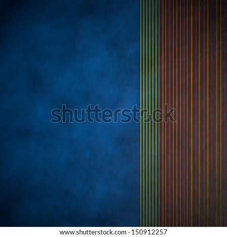 Blue  vintage design 3d graphic with stylish stylish background  with vintage stripes right