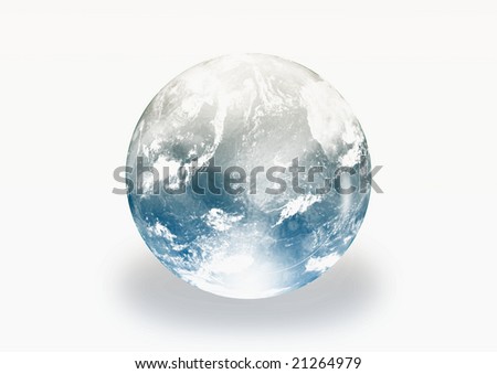 Globe With Clouds