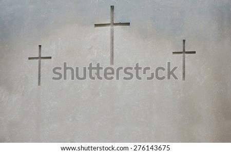 A Christian cross shown as a religious symbol.