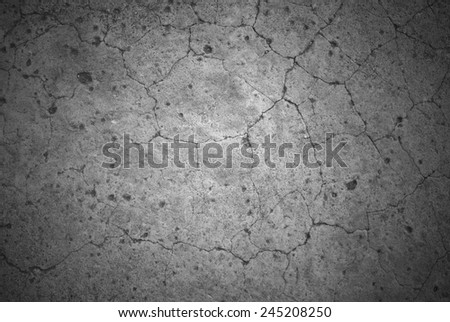 Black and white land for background, Dry and cracked land