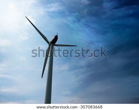 Windmill is ecologically clean source of energy. More and more windmills are being constructed everyday all over the world. Wind can became one of the most important sources of energy in future.