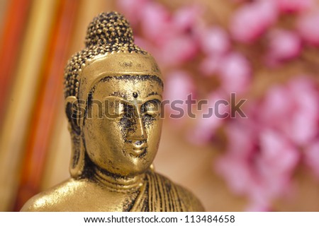 head of chinese buddha sculpture