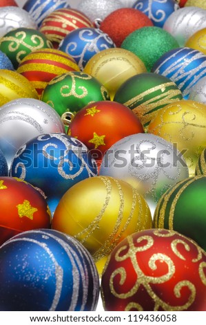 christmas glitter balls