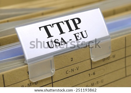 TTIP free trade agreement between USA and Europe