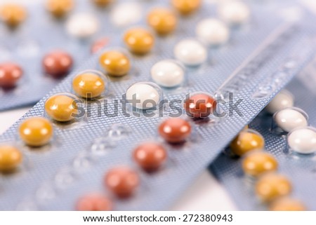 birth control pills in box