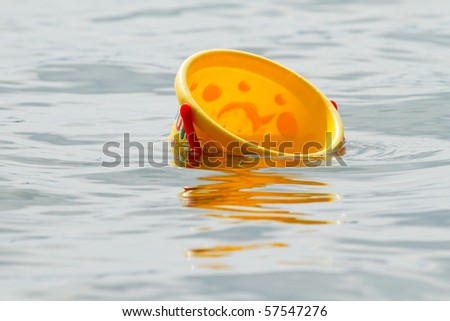 Childrens toy in the water