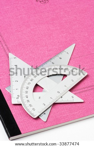 Measurement tools on a notebook