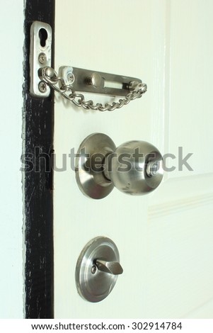 background of security door locks types