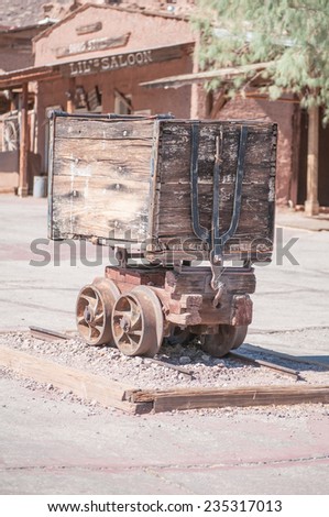 JUNE 22. 2010- Calico, CA:Calico is a ghost town  in San Bernardino County, California, United States. Was founded in 1881 as a silver mining town, and today has been converted into a county park.