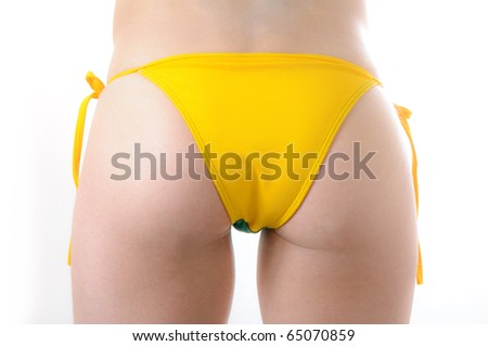 bikini bottom background. ikini bottom isolated