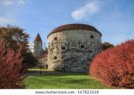 One of the most famous landmarks of Tallinn - an old tower called Fat Margaret