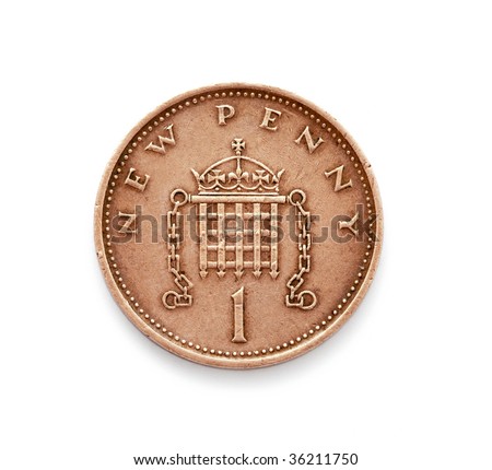 one penny coin