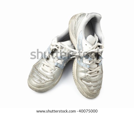 old athletic shoes