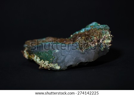 Collection of mineral in natural form  \