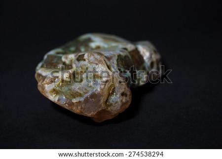 Collection of mineral in natural form 
