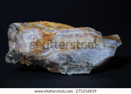 Collection of mineral in natural form \