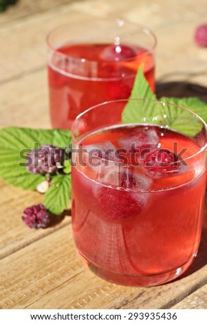 raspberry drink