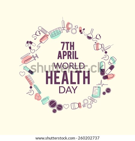 world health day background.