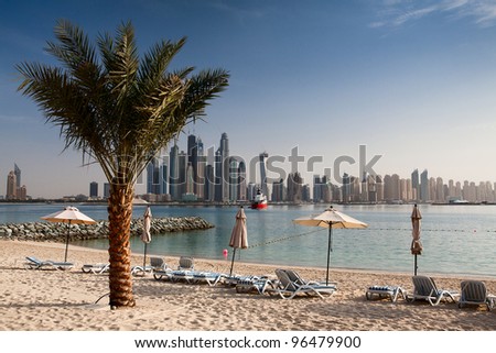 The business district of Dubai