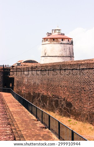 Aguada fort, Goa Tourists place to visit in Goa India.