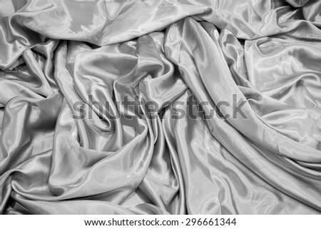 Silk background in  dark gray color