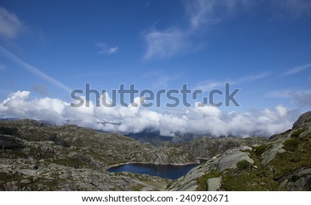 Norway Fjords, majestic nordic seascape, breathtaking fjords view