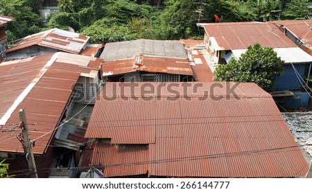 Galvanized Iron Roofs Background Texture