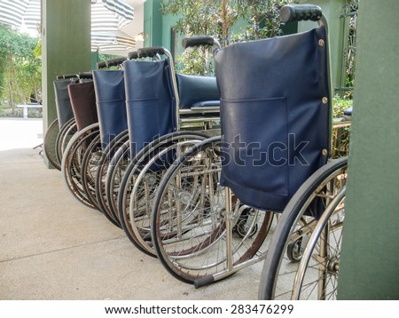 Row of Wheel Chairs