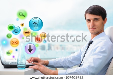 man working icon