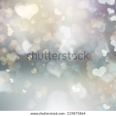 Abstract heart bokeh bright background Abstract heart bokeh bright background