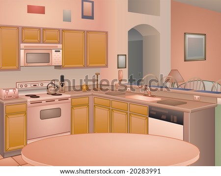 kitchen illustration
