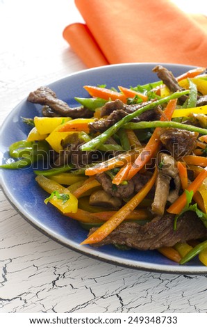 Stir Fry Beef and Vegetables