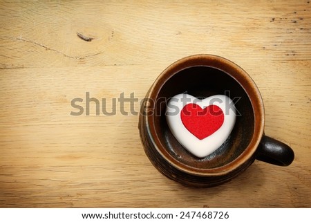 Hidden Valentine heart color