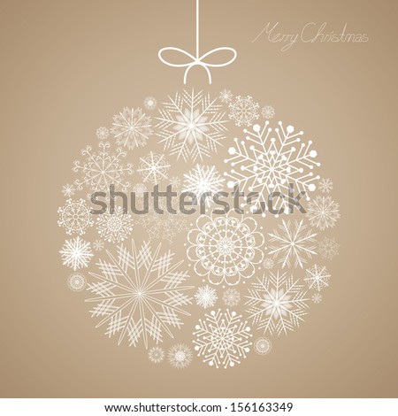 Vector Illustration of a Decorative Christmas Background Vector Illustration of a Decorative Christmas Background