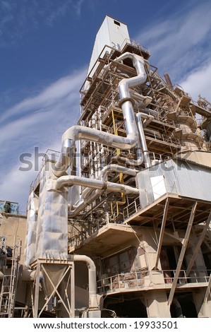 Calcined lime factory
