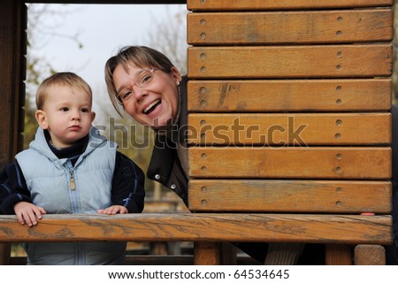Mother and Son - Family Picture -
