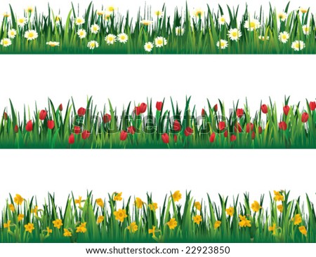 spring flower clip art images. SPRING FLOWER BORDER CLIPART