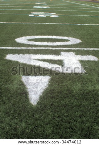 the number forty on an american football field